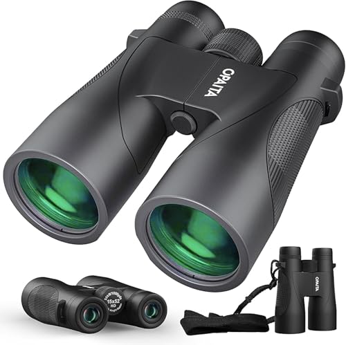 OPAITA Jumelles pour Adultes Puissante - 15x52 Jumelles pour Adultes avec BAK4 Prism FMC lentille,...