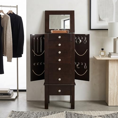 Hives and Honey Espresso Jewelry Armoire