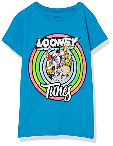 Looney Tunes Logo Short Sleeve T-Shirt-Bugs, Daffy, Tweety-Girls 4-16