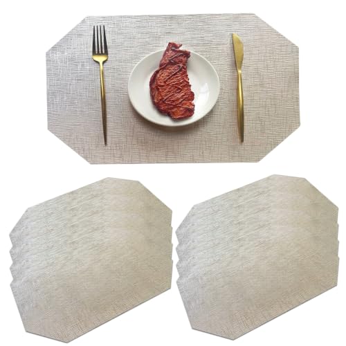 Set de table en cuir pour restaurant et table de fête chic