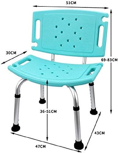 バスチェア、背もたれ風呂椅子、調節可能なスツール、高齢者、妊娠中の女性のための適切な非スリップシャワーチェア、バスタブ、子供、障害者