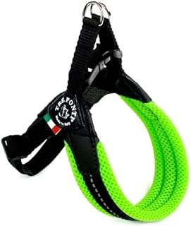 TRE PONTI Easy Fit Mesh Classic Neon - Arnés para Perro, Talla 3.5, Color Verde