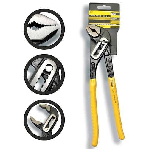 Chave Alicate Bomba D'agua Bico De Papagaio 10 Polegadas – 250mm de Encanador Profissional p/Cano T