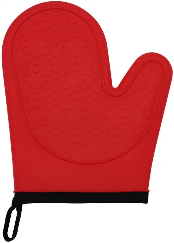 Luva de Silicone para Forno Resistente ao Calor – Forro de Algodão Macio, Antiderrapante, Impermeável e Durável – Pegador de Panela e Churrasco