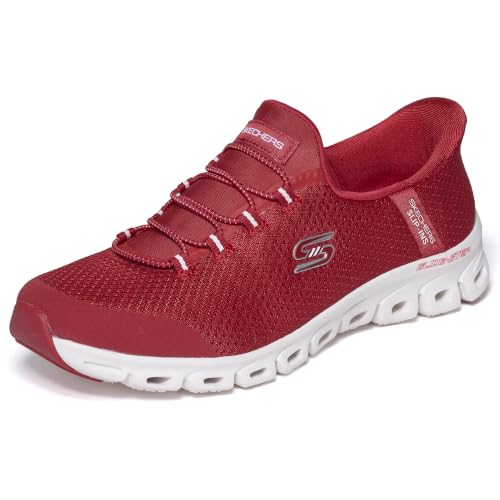 Skechers Damen Slip-Ins Sport Active Glide-Step – Pursuit, Rot = Rot, 8.5 – Ansicht 1