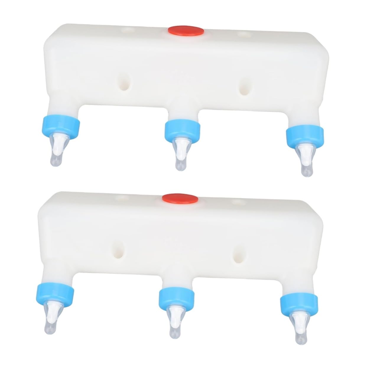 BESPORTBLE 2piezas Alimentador Múltiple De Leche Para Corderos y Lechones Herramienta De Alimentación Farmacéutica Dispositivo De Bebida Ligero y Seguro Para Ganadería Para Granjas De
