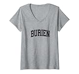 Photo Gallery donna burien washington wa vintage athletic sports design nero maglietta con collo a v Photo Gallery donna burien washington wa vintage athletic sports design nero maglietta con collo a v