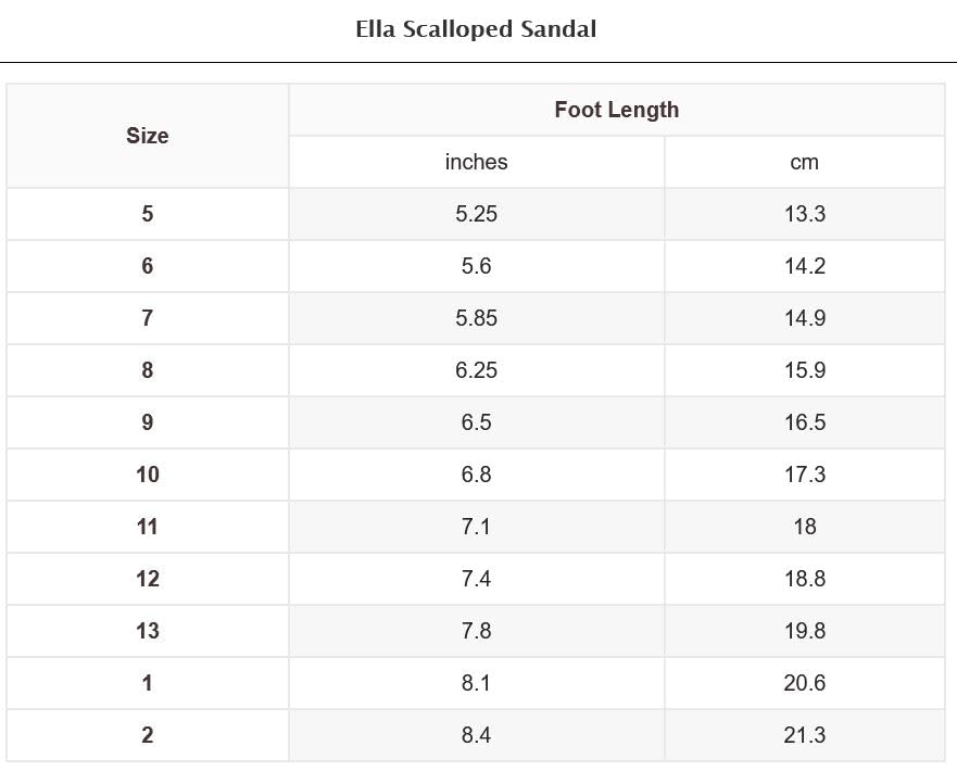 L'Amour Ella Scalloped Sandal | Girls Open Toe Fashion Sandals (Toddler/Little Kid)4