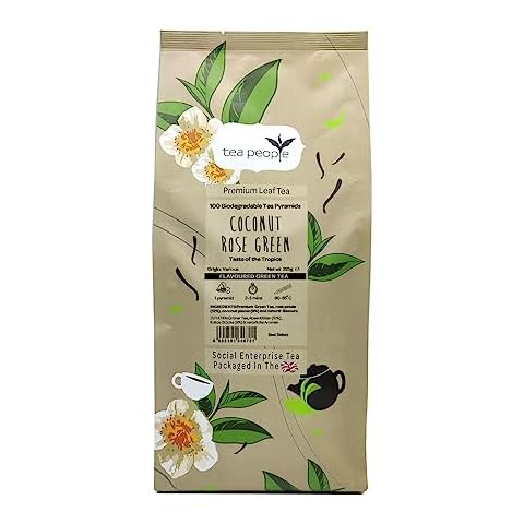 Tea People Coconut Rose Green Tea Pyramids Cover