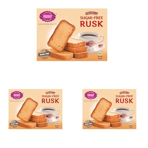 Image of Karachibakery Sugarfree Rusk 250gram (Pack of 3)