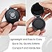 1 Pack Thumbprint Fingerprint Ink Pad Stamp Pad for Notary Supplies Identification Security ID Fingerprint Cards Law Enforcement Fingerprint Black Stamp Ink pad