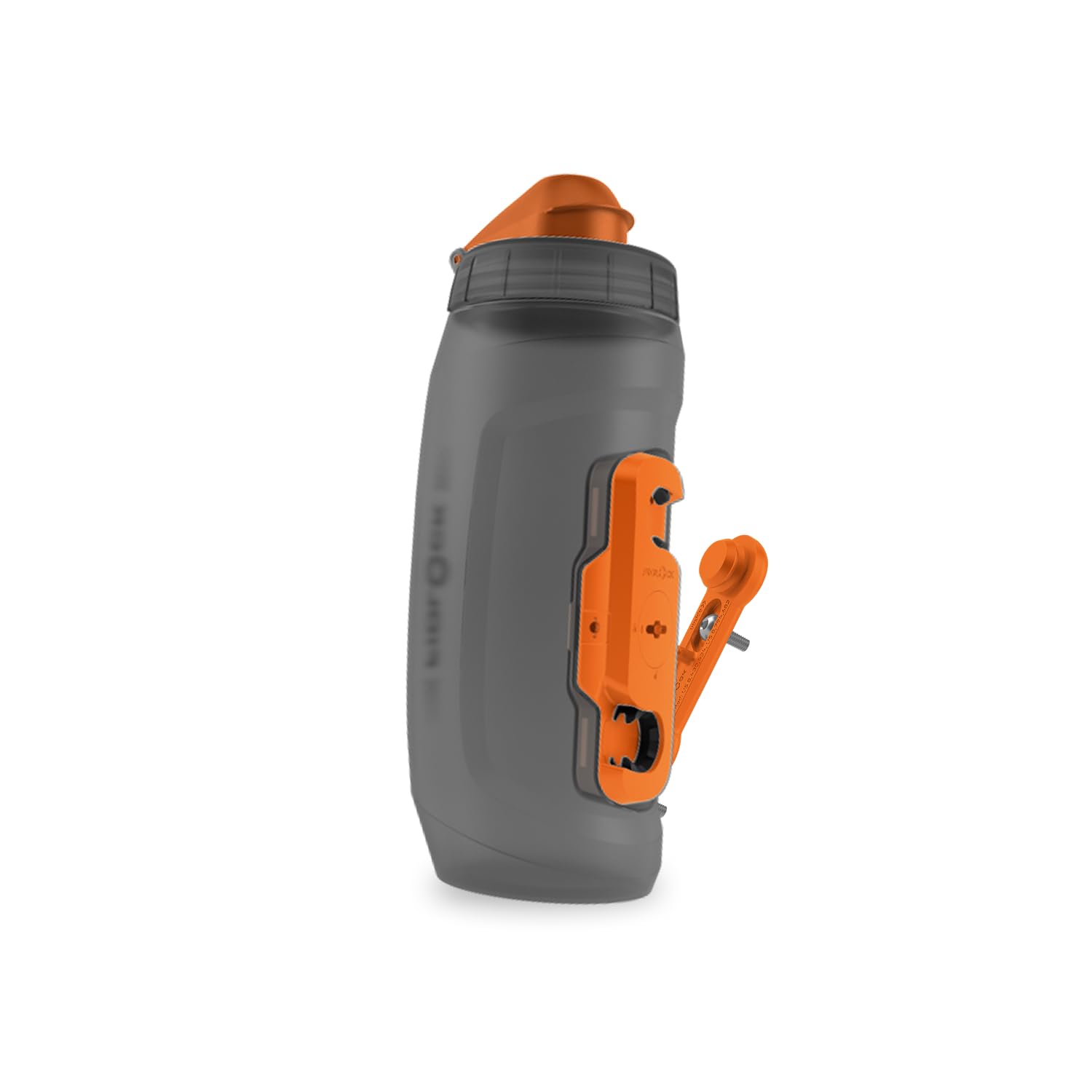Fidlock Twist Bottle 590 + Bike Base Orange - 590 ml Bicycle Water Bottle with Magnetic Mechanical Bottle Holder System, Includes Holder, BPA Free & Dishwasher Safe