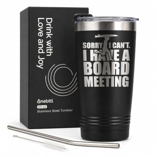 Onebttl Surfing Gifts for Men, 20oz Stainless Steel Tumbler Cup with Lid, Double Wall Vacuum...