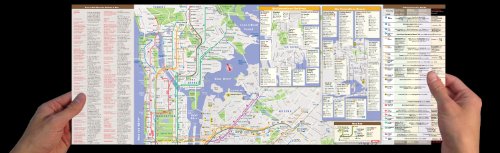 image for VanDam, Inc. StreetSmart NYC Transit Map by VanDam-Laminated pocket si