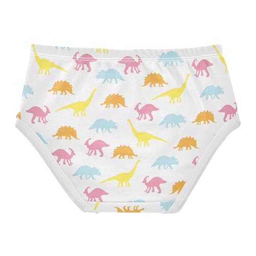 Little Girl Underwear Toddler Panties Kids Undies Dinosaur Cartoon Soft Cotton Briefs 2T-8Y2