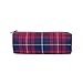 Produktbild Pencil Case Weihnachten Blau Rot Buffalo Plaid Check Münze Geldbörse Beutel Briefpapier Beutel Make-up-Tasche