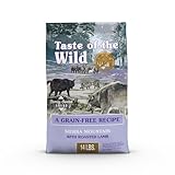 Taste of the Wild Sierra Mountain Grain-Free Canine Recipe with Roasted Lamb Dry Dog Food for All Life Stages, Made with High Protein from Real Lamb and Guaranteed Nutrients and Probiotics 14lb