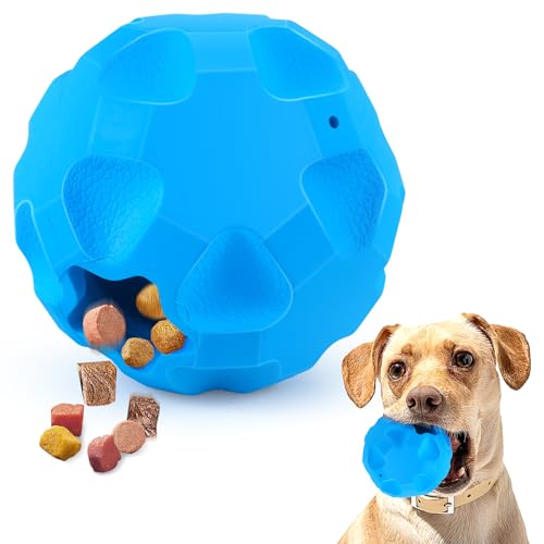 TROUSKAIG Interactive Dog Ball Treat Dispensing Dog Toys for Aggressive Chewers Large Breed, Rubber Balls for Dogs, Cognitive Dog Toys to Keep Them Busy, Dog Treat Toy Ball Dispenser