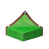 遮光ネット 日よけ シェード オーニング 防塵 目隠し UVカット ベランダ カーポート バルコニー (緑, 4m×8m)