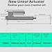 AWINLI Linear Actuator 12V 660Lbs (1500N) Heavy-Duty 6 