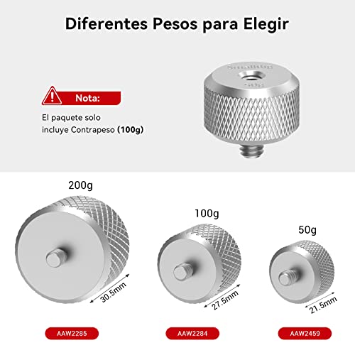 SMALLRIG Kit de Contrapeso Counterweight Compatible con dji RS2/RSC2/RS 3/RS 3 Pro, ZHIYUN Crane 2S / 3S y Moza Air 2 / AirCross 2-3125