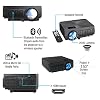 GPX Mini Projector with Bluetooth, USB and Micro SD Media Ports, Includes Remote (PJ300B),Black