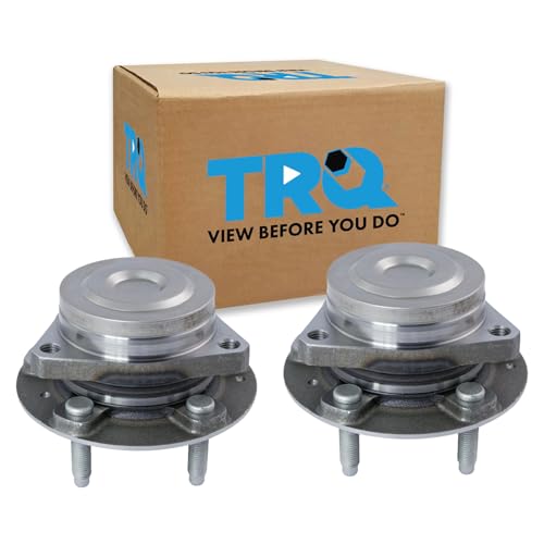 Image of TRQ Left and Right Wheel Bearing and Hub Assembly Set 2 Piece Compatible with 17-18 Buick Envision FWD 17-19 Lacrosse FWD 18-20 Regal Sportback 20-22 Cadillac CT4 RWD 16-23 Chevrolet Malibu
