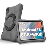 UMIDIGI Kids Tablet G1 Tab 10.1" Android 13 Tablet, 8(4+4)GB+64GB up to 1TB, 2.4/5G WiFi 6 Android Tablets for Kids, 8MP+8MP Dual Camera, Quad-Core, 6000mAh, BT5.0, Educational Games, Parental Control