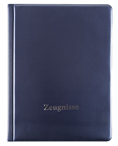 Preisvergleich Produktbild Idena 14057 Zeugnismappe mit 12 Hüllen, blau