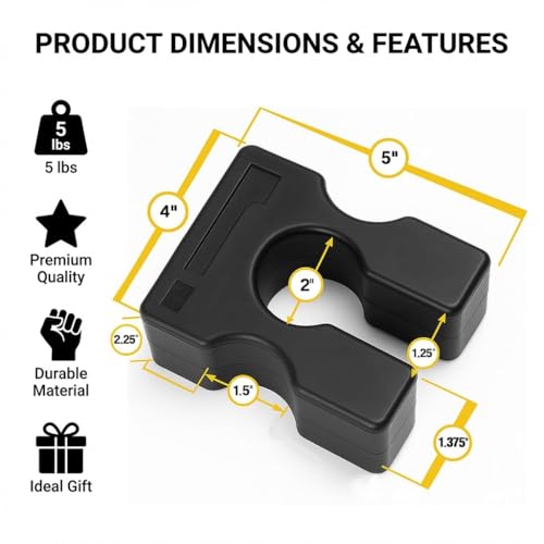 Body-Solid 5 lb Weight Stack Adapter Plate (WSA5) - Use only with Body-Solid weight stacks by Body-Solid - Image 2