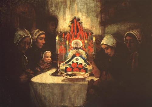 Arte lienzo Charles Cottet cuadro decorativos de alta fidelidad 60x90cm para despacho