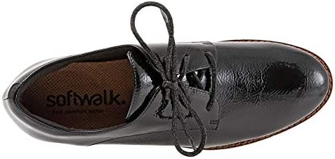 Softwalk Women's Willis Oxford, Black Patent, 7.5 Wide | Image 1