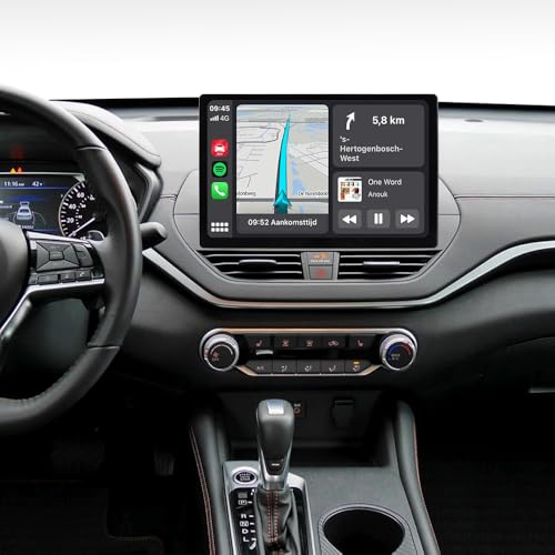13.1 inch Android Car Stereo Radio for Nissan Altima 2018 2019 2020 2021 - Wireless Carplay,Android Auto,4+64GB Multimedia Player,2K 1920x1200 Touchscreen,Navigation Unit,Plug and Play with Camera