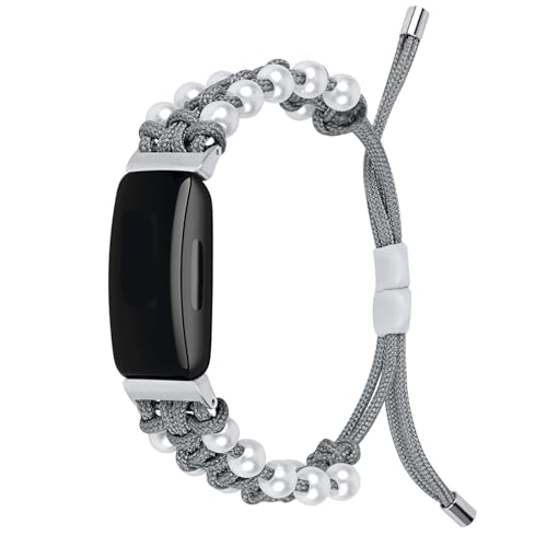 Compatible with Fitbit Inspire 3 �o���h �A�i�C�����D��X�g���b�v �A���߉\�Ȓ������v�o���h for Fitbit Inspire 1/ Inspire 2/ Inspire HR (�O���[, For Inspire 3)
