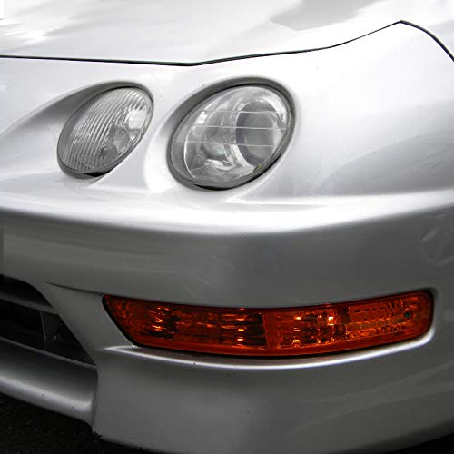 Spec-D Tuning Amber Lens Bumper Lights Compatible With Acura Integra 1998-2001 L+R Pair Assembly #TOP7