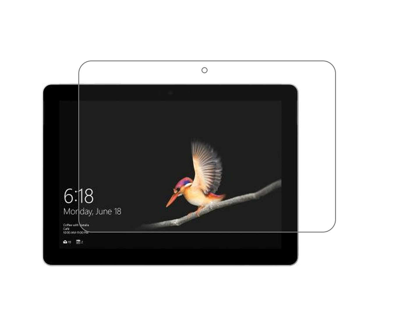 DVTECH? High Definition 9H Hardness 5 Layered Tablet Screen protector for MICROSOFT Surface Go 10 inch (not a tempered glass) (B093Y9T2LH) Amazon Price History, Amazon Price Tracker