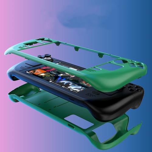 Funda Protectora para Steam Deck, Colorida Consola de Juegos de Mano Funda Anti-arañazos a Prueba de Polvo Cubierta Protectora con Soporte para Steam Deck Oled Accesorios (Rosa) - imagen 3