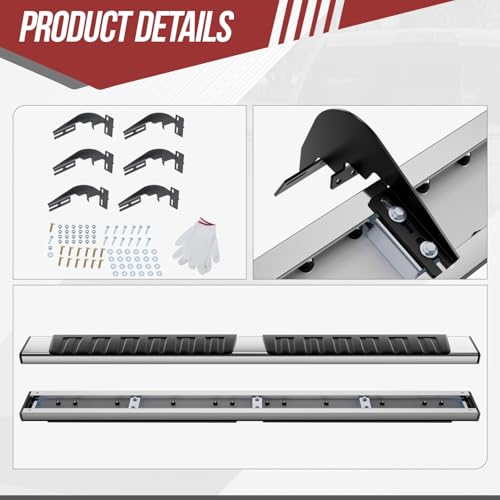 Estribos laterales para Ram 1500 2011-2023 acero inoxidable miniatura 6