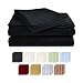 Full Size Black Classic Sateen Stripe Sheet Set