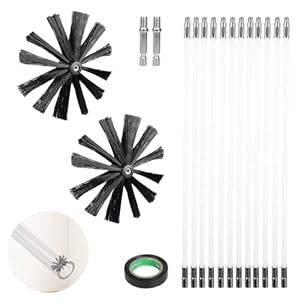 Zllzpzd Kaminbesen Set 4.8m Ø200mm