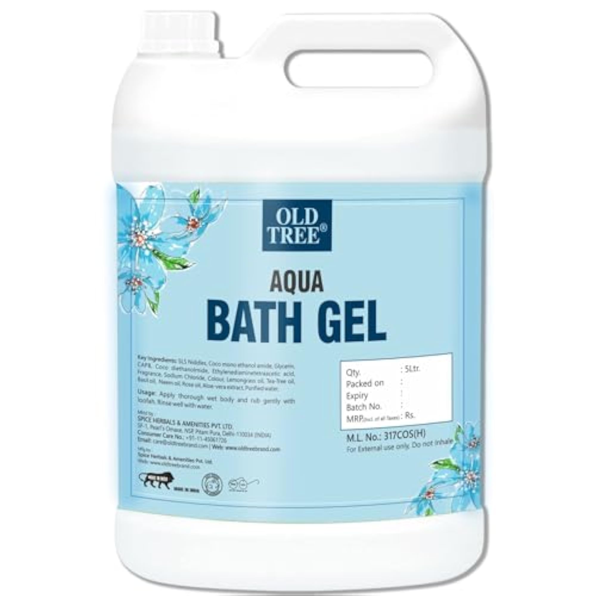 Aqua Body Wash Gel 5L Refill Kit