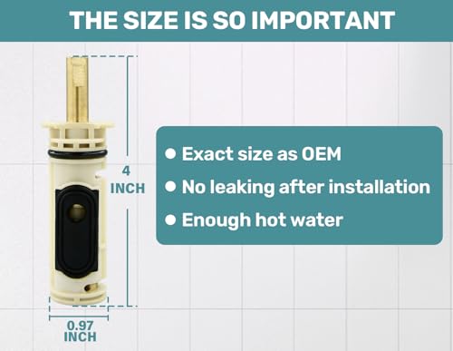 image for Merdicment 1222 Cartridge Kit Compatible with Moen Tub Shower, Replace