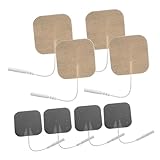 Yardenfun 8 Stück Teiliges Elektroden Massage pads Selbstklebend aus...