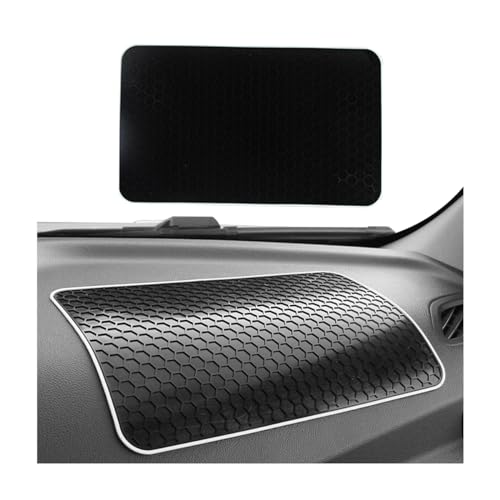JNNJ Tappetino Antiscivolo per Cruscotto, Tappetino Universale Antiscivolo per Cruscotto Auto Appiccicoso, Tappetino Antiscivolo Multifunzione Perper Cruscotto Auto, Per Telefono Cellulare, Chiavi