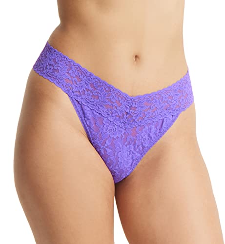Signature Lace Original Rise Thong Vivid Violet / Rolled #TOP5