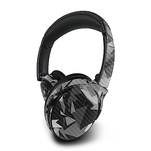 Image of MightySkins Carbon Fiber Skin Compatible with Bose QuietComfort 45 Headphones Mono Camo | Protective, Durable Textured Carbon Fiber Finish | Easy to Apply | Made in The USA
