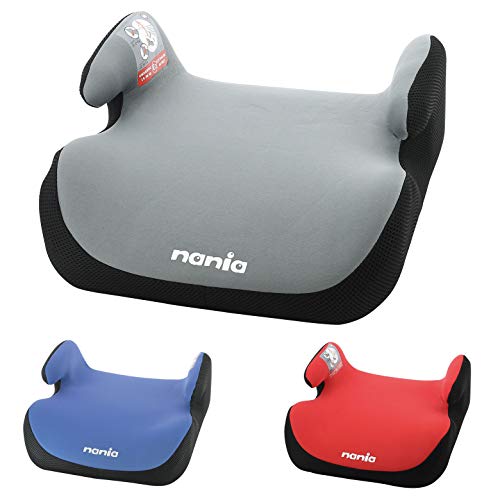 Siège auto rehausseur bas TOPO groupe 2/3 (15-36kg), fabriqué en France - Nania Access gris
