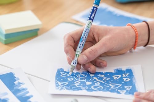 Pelikan Tintenlöscher Super Pirat eco, Strichstärke M (Multispitze) Tintenkiller zum Löschen und Überschreiben, 2 Stück