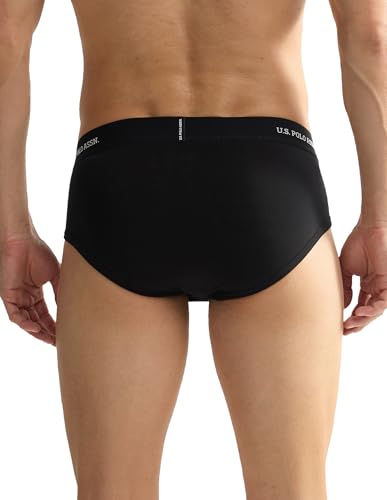 Image of U.S. Polo ASSN. Mens OEB11 Elasticized Waist Underwear Briefs - Pack of 2