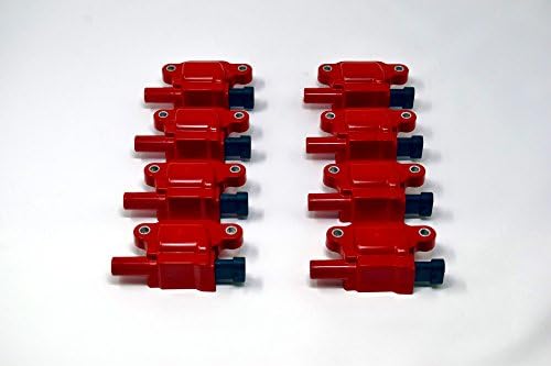 REV Ignition compatible with GM 05-14 Square Style 12611424 High Performance Ignition Coil Set of 8 RD1007R
